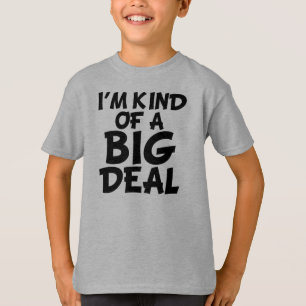 Divertido soy un poco una camisa de los niños de