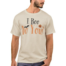 Divertido "¿Te Boo?" Camisa de Halloween para homb
