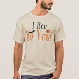 Divertido "¿Te Boo?" Camisa de Halloween para homb