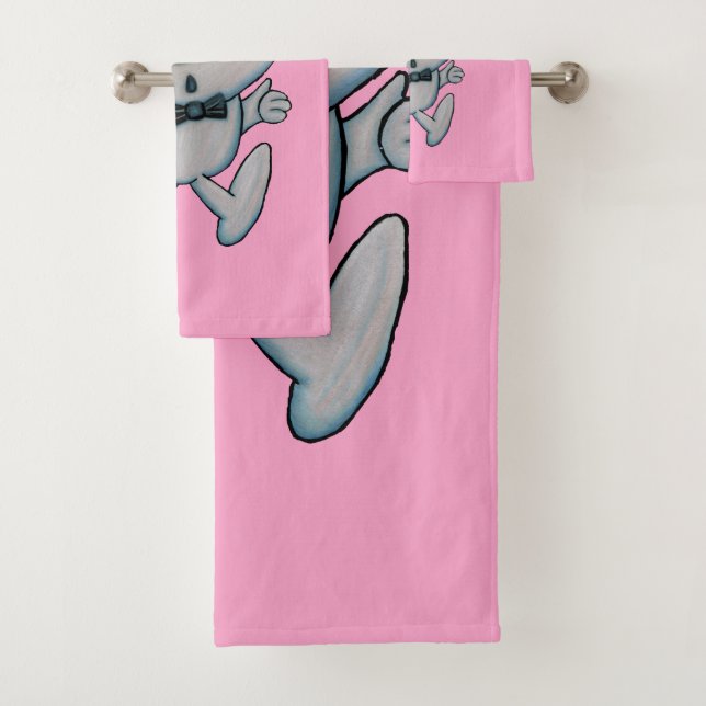 Divertido Thumbup Naranja de conejo blanco Nose ro (In situ)