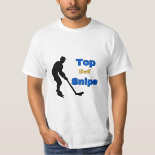 ¡DIVERTIDO! Top Shelf Snipe - Camiseta de hockey