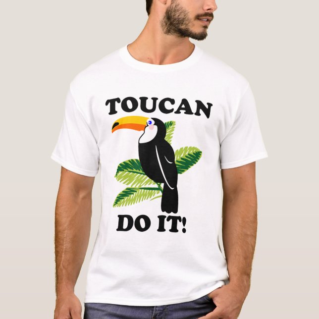 divertido toucan lo hace camiseta (Anverso)