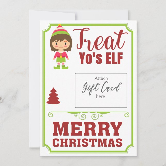 Divertido trato a los Navidades del ELF regalo de  (Anverso)