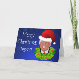 Divertido Trump "Feliz Navidad a los perdedores"