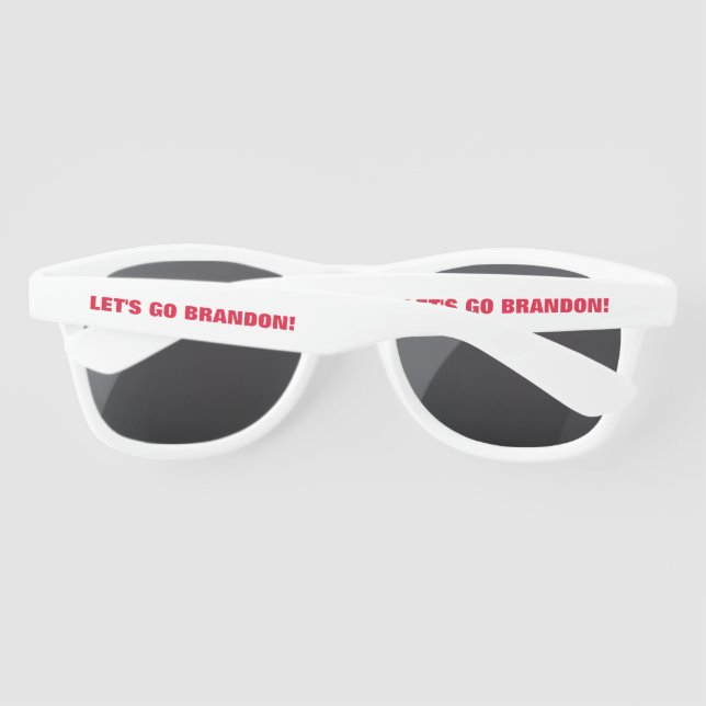 Divertido Vamos Brandon Gafas de Sol (Reverso)