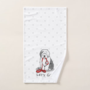 ¡Divertido Vamos! Walk Old English Sheepdog (Gris