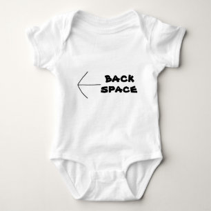 Divertido Web Lingo BACK SPACE Tee n Camisetas