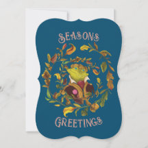 Divertido y festivo motivo de bienvenida tarjeta d