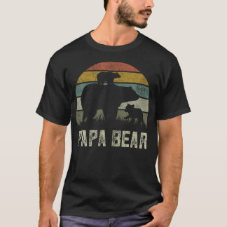 Divertidos Camisetas de oso de papá, padre de dos 