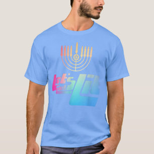 Divertidos Camisetas judíos Hanukkah Menorah - VAM