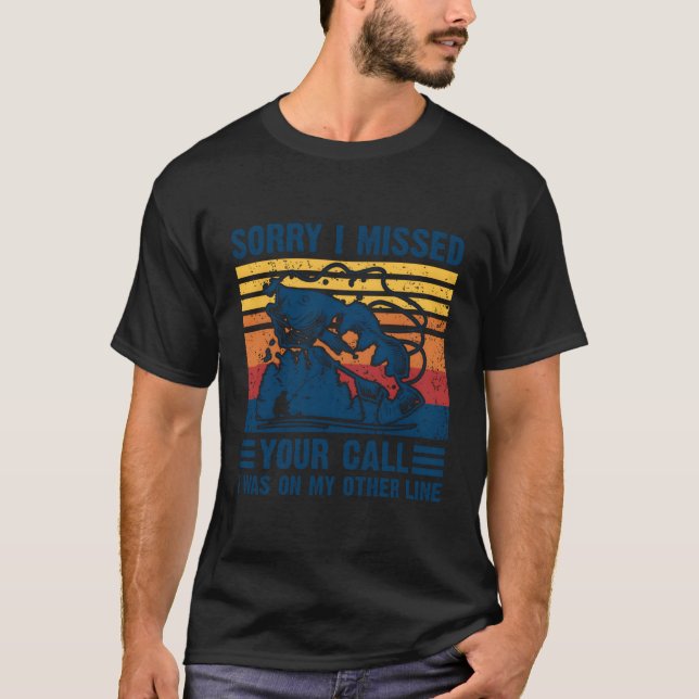 Divertidos Camisetas Pescadores Siento Haber Perdi (Anverso)