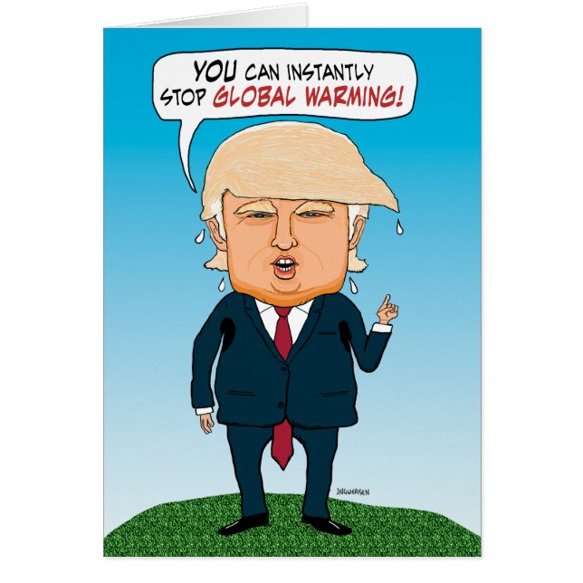 Divertidos consejos de Trump sobre el calentamient (Frente)