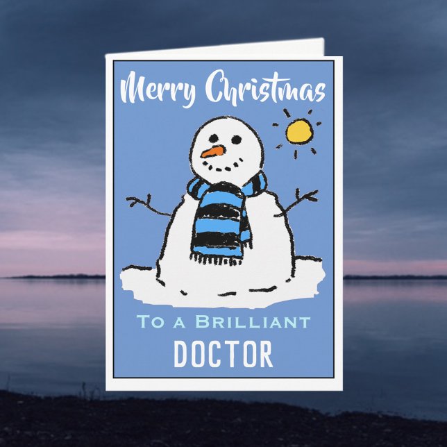 Divertidos Navidades de Snowman piden tarjeta para (Subido por el creador)