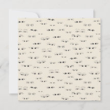 Divertidos ojos tinta dibujar diseño de arte fino 