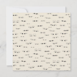 Divertidos ojos tinta dibujar diseño de arte fino 