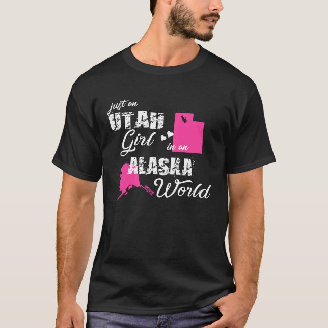 Divertidos regalos Camisetas de Utah sólo un chica (Anverso)
