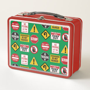 Divertidos Rótulos de carretera Detener No Entrar 