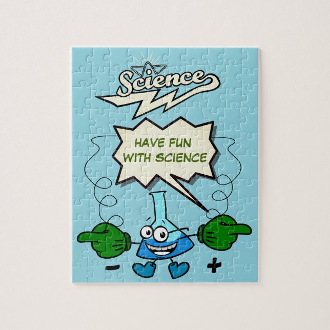 Divertirse con el rompecabezas de la ciencia (Vertical)