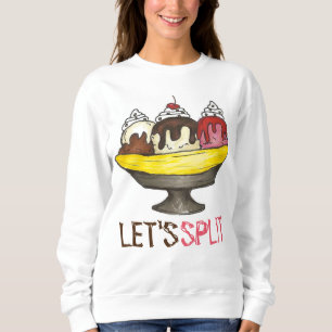 Dividamos la sudadera de helado de plátano