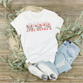 Dividir camiseta "Mama" con nombres de niños