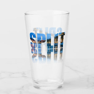 Dividir el texto del paseo marítimo en Croacia