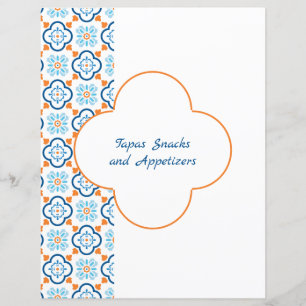 Dividir página para el Naranja azul Tile Binder es
