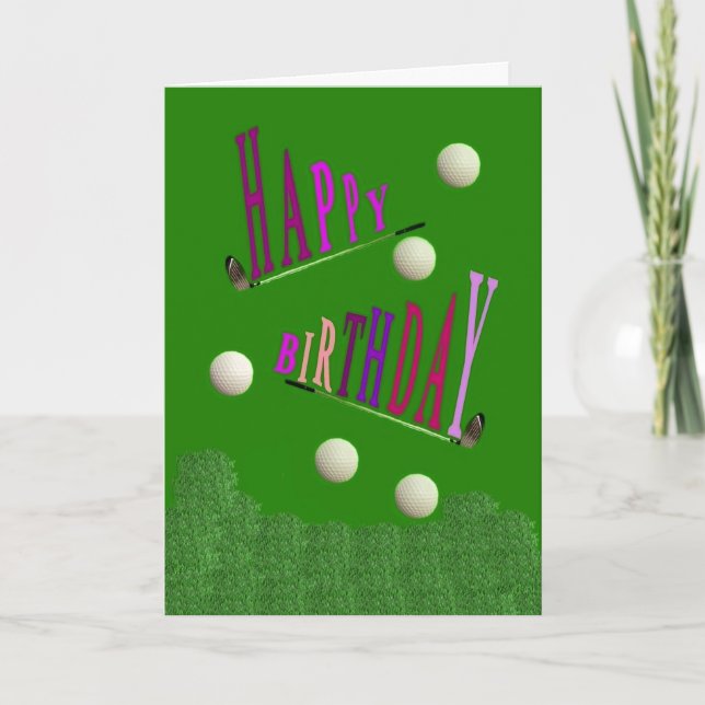 Diviértase la tarjeta de felicitación del feliz (Anverso)