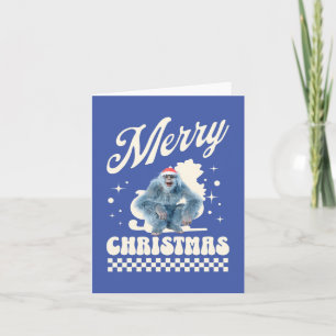 Diviértete con el Yeti de Navidad Humor Festivo