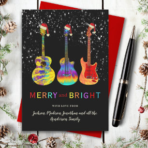 Diviértete con la guitarra de Navidad Alegre y Bri