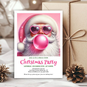 Diviértete con la invitación de Navidad con Santa 