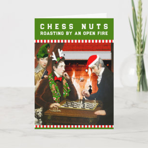 Diviértete con Navidad de Nueces de Ajedrez