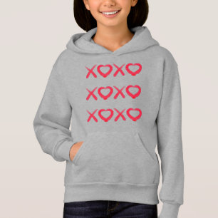 Diviértete con XOXO de amor besos rojos desgastado