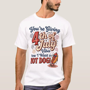 Diviértete el 4 de julio Diseño de camiseta vintag