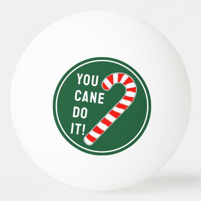 Diviértete en Navidad Bola de Ping Pong (Anverso)