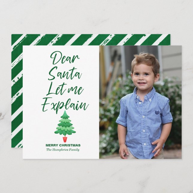 Diviértete Navidad Querido Santa Déjame Explicar V (Anverso / Reverso)