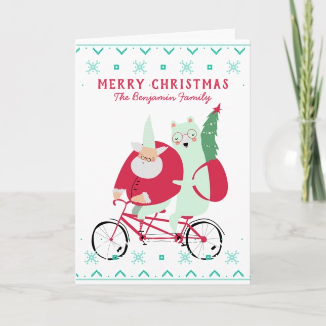 Diviértete Papá Noel Feliz Navidad Humorístico Per (Anverso)