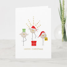 Diviértete Pequeños Pájaros Caprichosos Navidad