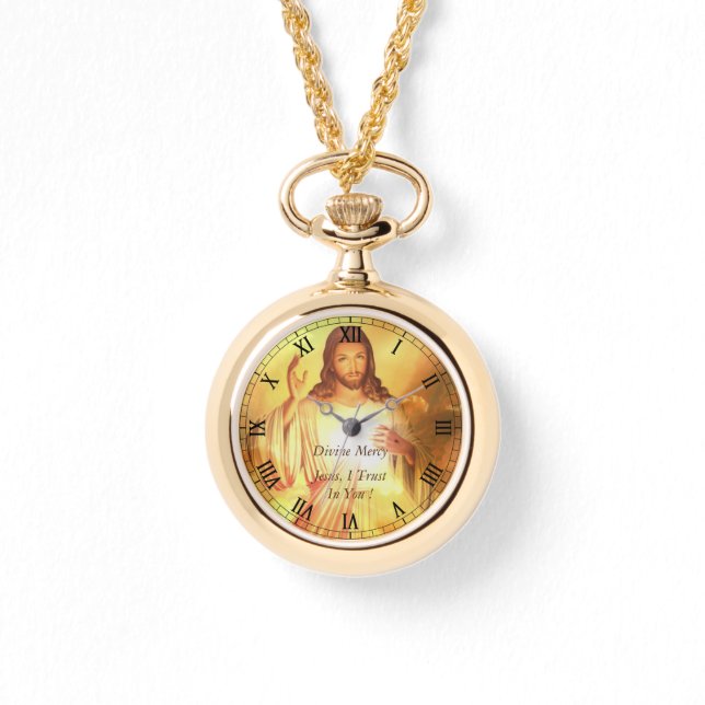 Divina Misericordia Jesús, Confío En Usted! Reloj (Anverso)