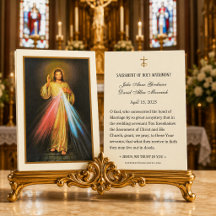 Divina Misericordia Jesús Elegante Oración Católic