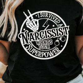 Divorcio gracioso, camiseta narcisista