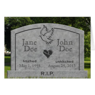 Divorcio - tarjeta del RASGÓN - cambie el texto