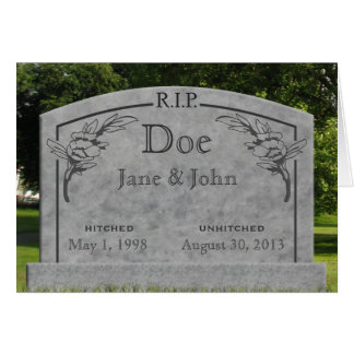 Divorcio - Tarjeta RIP - cambiar texto