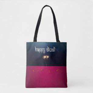 Diwali Feliz Brillante - Bolsa Tote