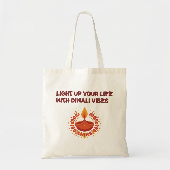 Diwali Glow - bolsa de tote festiva (Frente)