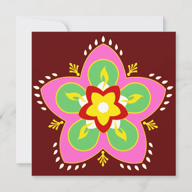 diwali rangoli (Anverso)
