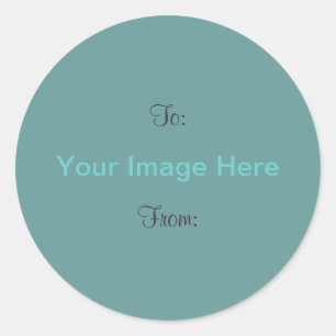 DIY ~ 3" Pegatinas de etiquetas de regalo de círcu