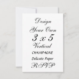 DIY 3 x 5 CHAMPÁN Papel delicado