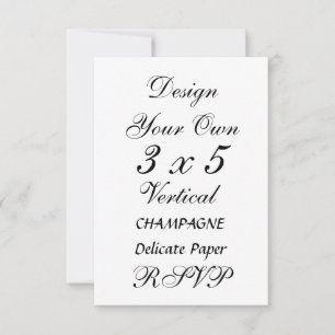 DIY 3 x 5  CHAMPÁN Papel delicado