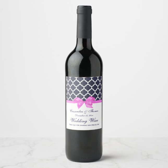 DIY BG Etiqueta de frasco de vino blanco marroquí  (Anverso)