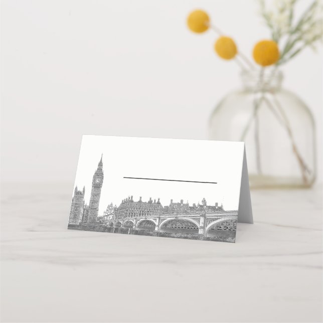 DIY BG Tarjetas de Escort Skyline de Londres (Anverso)